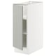 SEKTION Gabinete bajo 1 puerta c/estantes, blanco/Havstorp gris claro, 31x61x76 cm