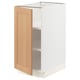 SEKTION Gabinete bajo 1 puerta c/estantes, blanco/Vedhamn roble, 38x61x76 cm