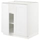 SEKTION Gabinete bajo 2 puertas c/estantes, blanco/Axstad blanco mate, 76x61x76 cm