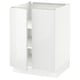 SEKTION Gabinete bajo 2 puertas c/estantes, blanco/Ringhult blanco, 61x61x76 cm
