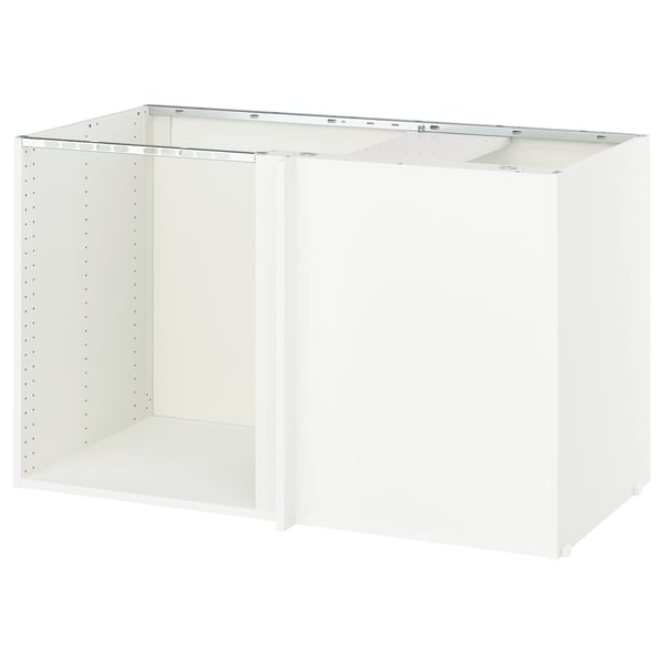 SEKTION Gabinete bajo de esquina, blanco, 127x61x76 cm