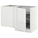 SEKTION Gabinete bajo esq 1 puerta acc ext, blanco/Ringhult blanco, 127x61x76 cm