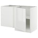 SEKTION Gabinete bajo esquina c/ estante, blanco/Ringhult blanco, 127x61x76 cm