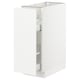 SEKTION Gabinete bajo extraíble, blanco/Axstad blanco mate, 31x61x76 cm