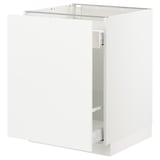 SEKTION Gabinete bajo extraíble, blanco Maximera/Axstad blanco mate, 61x61x76 cm