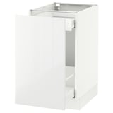 SEKTION Gabinete bajo extraíble, blanco Maximera/Ringhult blanco, 46x61x76 cm