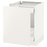 SEKTION Gabinete bajo extraíble, blanco Maximera/Veddinge blanco, 61x61x76 cm