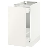 SEKTION Gabinete bajo extraíble, blanco Maximera/Veddinge blanco, 38x61x76 cm