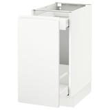 SEKTION Gabinete bajo extraíble, blanco Maximera/Voxtorp blanco mate, 38x61x76 cm