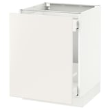 SEKTION Gabinete bajo p/bote basura 1 prta, blanco Maximera/Veddinge blanco, 61x61x76 cm