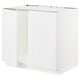 SEKTION Gabinete bajo p/ tarja 2 puertas, blanco/Axstad blanco mate, 91x61x76 cm