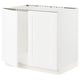 SEKTION Gabinete bajo p/ tarja 2 puertas, blanco Enköping/blanco efecto madera, 91x61x76 cm