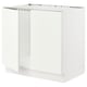 SEKTION Gabinete bajo p/ tarja 2 puertas, blanco/Vallstena blanco, 91x61x76 cm
