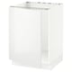 SEKTION Gabinete bajo para tarja, blanco/Ringhult blanco, 61x61x76 cm