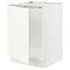SEKTION Gabinete bajo para tarja, blanco/Vallstena blanco, 61x61x76 cm