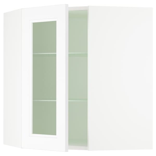 SEKTION Gabinete de esquina con repisas - blanco/Axstad blanco mate - IKEA