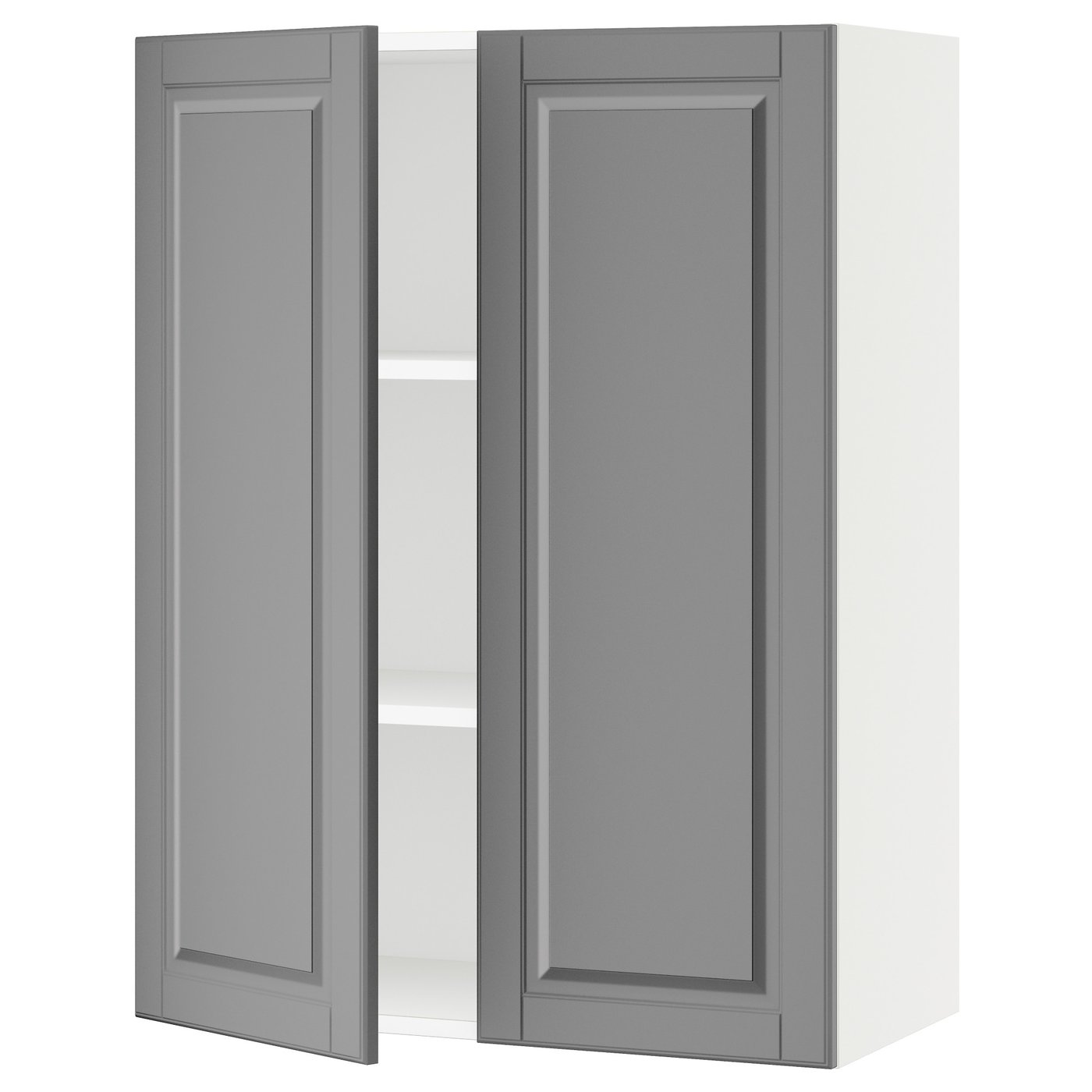 SEKTION Gabinete de pared con 2 puertas - blanco/Bodbyn gris - IKEA