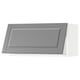 SEKTION Gabinete de pared horizontal, blanco/Bodbyn gris, 76x37x38 cm