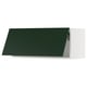 SEKTION Gabinete de pared horizontal, blanco/Havstorp Verde oscuro, 91x37x38 cm