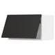Opción: SEKTION Gabinete de pared horizontal, blanco/Nickebo Carbón mate, 61x37x38 cm