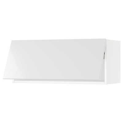 SEKTION Gabinete de pared horizontal, blanco/Ringhult blanco, 91x37x38 cm