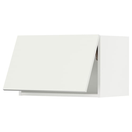 SEKTION Gabinete de pared horizontal, blanco/Vallstena blanco, 61x37x38 cm