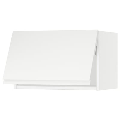 SEKTION Gabinete de pared horizontal, blanco/Voxtorp blanco mate, 61x37x38 cm
