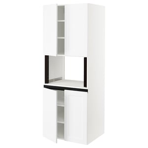 SEKTION Gabinete para microondas - blanco/Axstad blanco mate - IKEA