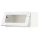 SEKTION Gabinete pared 1 puerta horizontal, blanco/Axstad blanco mate, 76x37x38 cm