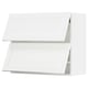 SEKTION Gabinete pared 2 puertas horizontal, blanco Enköping/blanco efecto madera, 91x37x76 cm