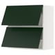 SEKTION Gabinete pared 2 puertas horizontal, blanco/Havstorp Verde oscuro, 76x37x76 cm