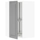 SEKTION Gabinete pared esquina c/carrusel, blanco/Bodbyn gris, 66x37x102 cm