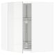 SEKTION Gabinete pared esquina c/carrusel, blanco/Ringhult blanco, 66x37x76 cm