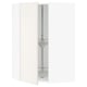 SEKTION Gabinete pared esquina c/carrusel, blanco/Veddinge blanco, 66x37x102 cm