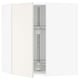 SEKTION Gabinete pared esquina c/carrusel, blanco/Veddinge blanco, 66x37x76 cm