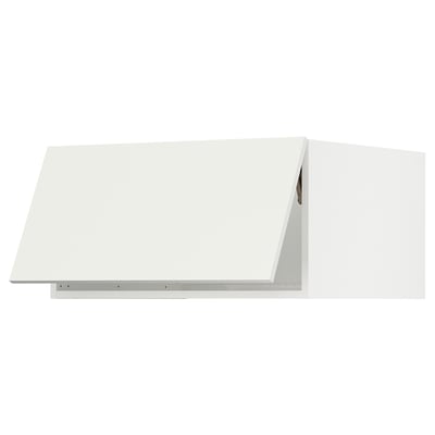 SEKTION Gabinete superior p/refrigerador, blanco/Vallstena blanco, 76x61x38 cm