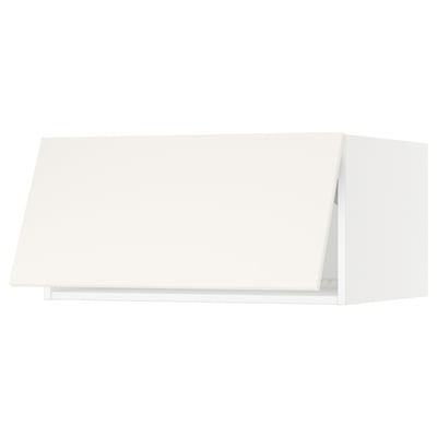 SEKTION Gabinete superior p/refrigerador, blanco/Veddinge blanco, 76x61x38 cm