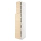 SEKTION / MAXIMERA Gabin alt extb 2 prtas 4 cjnes+ests, blanco/Askersund efecto fresno claro, 38x61x229 cm