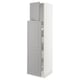 SEKTION / MAXIMERA Gabin alt extb 2 prtas 4 cjnes+ests, blanco/Bodbyn gris, 46x61x203 cm