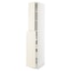 SEKTION / MAXIMERA Gabin alt extb 2 prtas 4 cjnes+ests, blanco/Bodbyn hueso, 38x61x229 cm