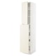 SEKTION / MAXIMERA Gabin alt extb 2 prtas 4 cjnes+ests, blanco/Bodbyn hueso, 46x61x229 cm