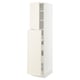 SEKTION / MAXIMERA Gabin alt extb 2 prtas 4 cjnes+ests, blanco/Bodbyn hueso, 46x61x203 cm