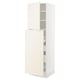 SEKTION / MAXIMERA Gabin alt extb 2 prtas 4 cjnes+ests, blanco/Bodbyn hueso, 61x61x203 cm