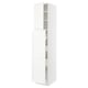 SEKTION / MAXIMERA Gabin alt extb 2 prtas 4 cjnes+ests, blanco Enköping/blanco efecto madera, 46x61x229 cm