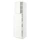 SEKTION / MAXIMERA Gabin alt extb 2 prtas 4 cjnes+ests, blanco Enköping/blanco efecto madera, 61.0x61.0x228.6 cm