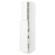 SEKTION / MAXIMERA Gabin alt extb 2 prtas 4 cjnes+ests, blanco Enköping/blanco efecto madera, 38x61x203 cm