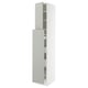 SEKTION / MAXIMERA Gabin alt extb 2 prtas 4 cjnes+ests, blanco/Havstorp gris claro, 38x61x229 cm