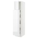SEKTION / MAXIMERA Gabin alt extb 2 prtas 4 cjnes+ests, blanco/Ringhult blanco, 46x61x203 cm