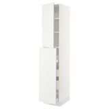 SEKTION / MAXIMERA Gabin alt extb 2 prtas 4 cjnes+ests, blanco/Ringhult blanco, 46x61x229 cm