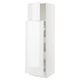 SEKTION / MAXIMERA Gabin alt extb 2 prtas 4 cjnes+ests, blanco/Ringhult blanco, 61x61x203 cm